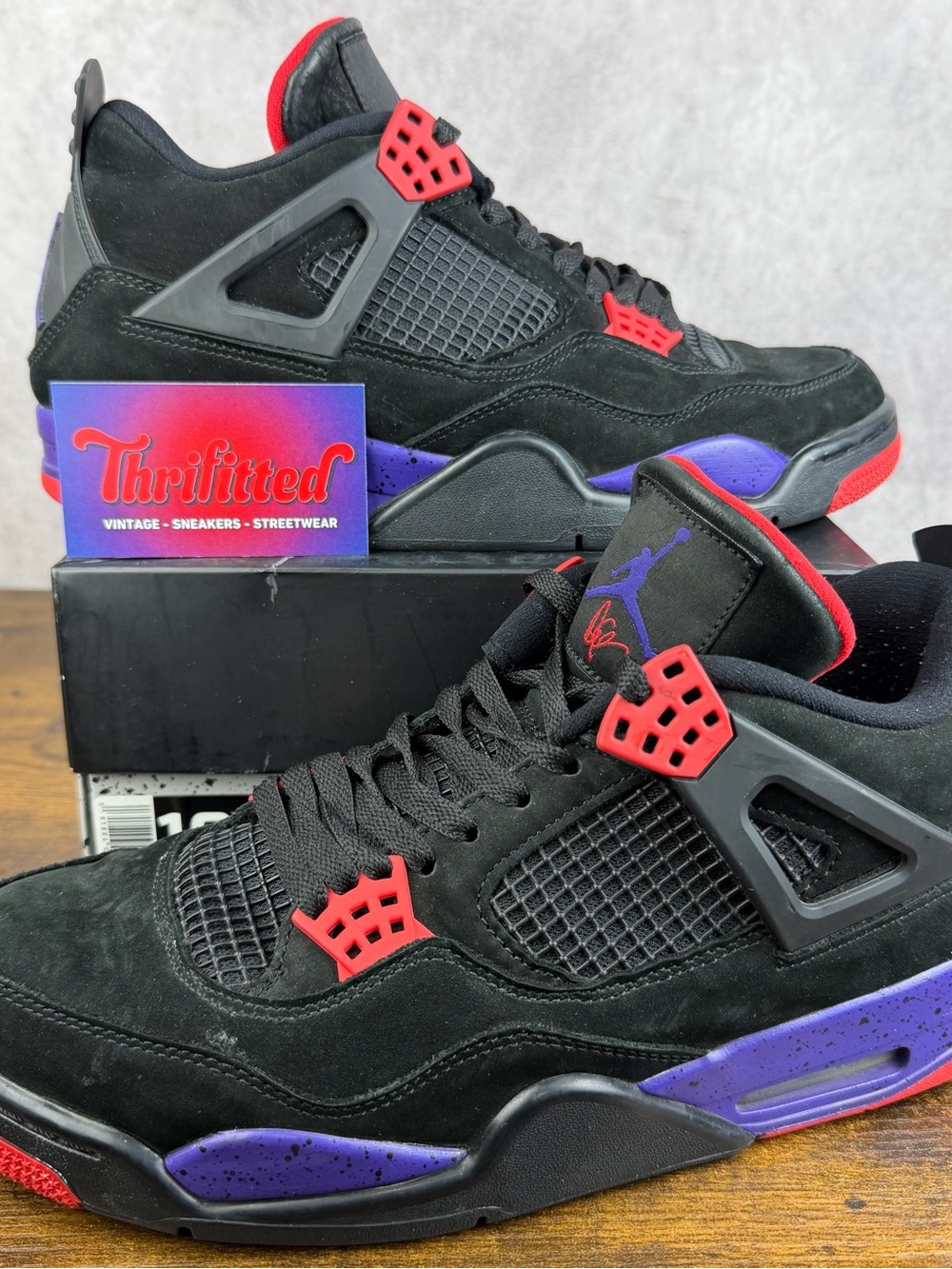 Air Jordan 4 Retro Raptors Drake OVO 2019 Size 10 AQ3816-056 Men’s Shoes OG Rare